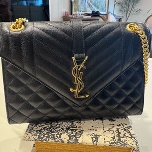 Yves Saint Laurent Black Crossbody Bag  (NEW )
small scratches on the YSL sign